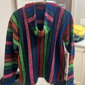 Authentic Mexican poncho Size L thumbnail 3