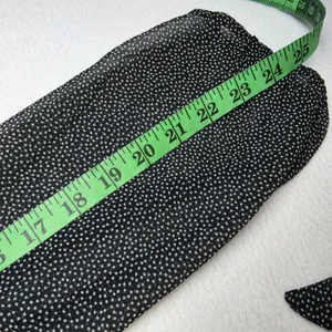 Abercrombie & Fitch Black Polka Dot Long Sleeve Ruffle Wrap Mini Dress‎ Womens M thumbnail 10