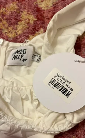 Princess Polly Aggie Bodysuit White thumbnail 5