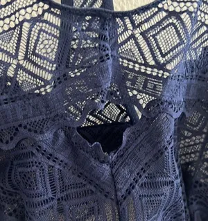 NWT Tommy Hilfiger Lace High Neck Bralette Classic Print Medium thumbnail 3