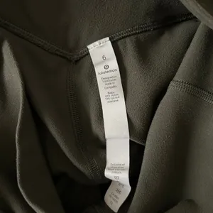 Lululemon Align Jogger 28" Dark Olive Green Nulu High Rise Pants Size 6 thumbnail 5