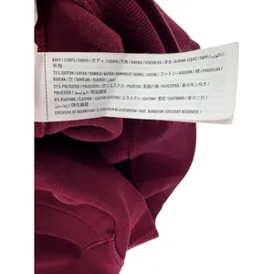 YPB Abercrombie & Fitch‎ Women XS neoKNIT Max Hoodie Burgundy Scuba Sweatshirt thumbnail 5