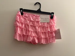 Lace shorts Pink Size M thumbnail 2