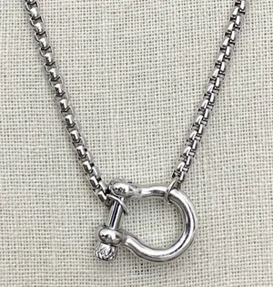 Shackle Bolt Necklace thumbnail 1
