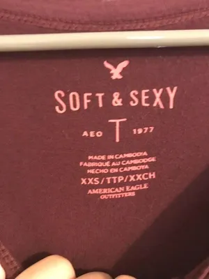 American Eagle Maroon Long Sleeve thumbnail 3