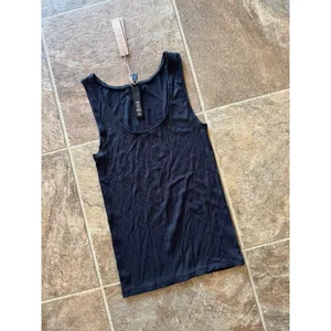 Skims Soft Lounge Ribbed Tank Top Onyx Size XS thumbnail 2