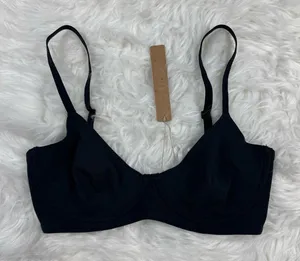 Skims Fits Everybody Unlined Demi Bra Onyx Size 32D thumbnail 1