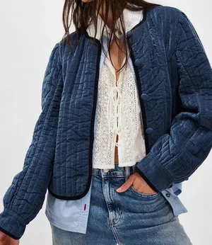 Free People Natalia Velvet Jacket S thumbnail 1