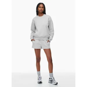 Aritzia TNA Cozy Fleece Boyfriend Hi-rise Micro Short High-rise fleece sweatshorts, size 2XS thumbnail 2