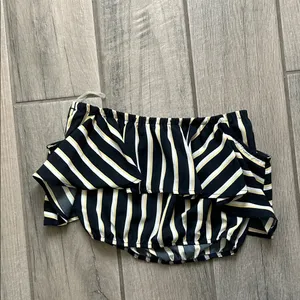 Vintage Havana Black and White Striped Top thumbnail 4