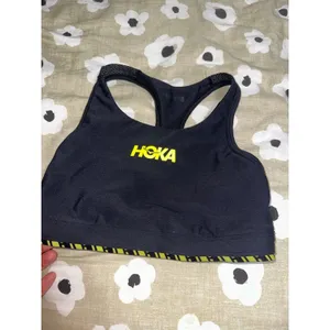 Hoka Black Sports Bra thumbnail 4