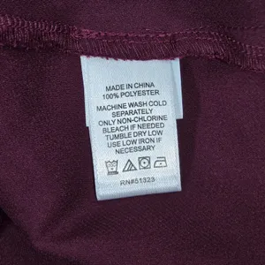 MSK Zinfandel Burgundy Satin Slip Maxi Dress Small 93347190AM Adjustable Straps thumbnail 6