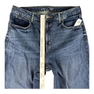 Old Navy Sky-Hi Wide Leg Extra High Rise Jeans Medium Wash Blue Size 16 NWT Boho thumbnail 5