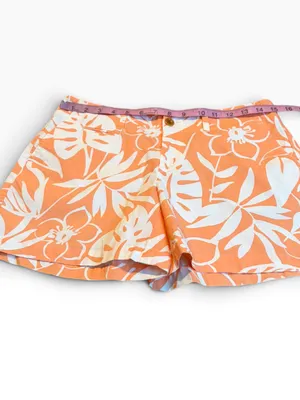 VINEYARD VINES Orange and white tropical shorts thumbnail 2