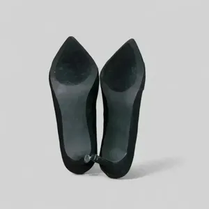 Journee Womens Black Ruffle Suede‎ Marek Pumps, Size 7 thumbnail 7