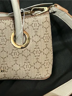 Nanette Lepore Almond Logo Junyper Mini Satchel Cream Handles & Strap NWT thumbnail 3
