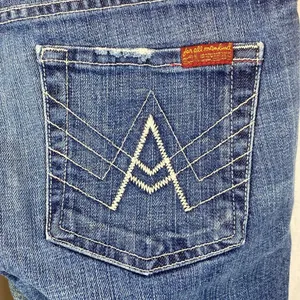 7 For All Mankind Blue A Pocket Jeans 29 thumbnail 4