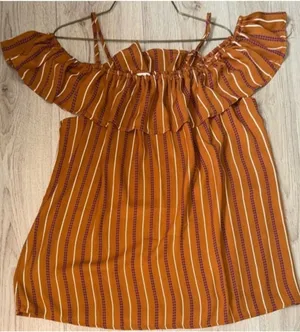 Daytrip brown shirt top thumbnail 1