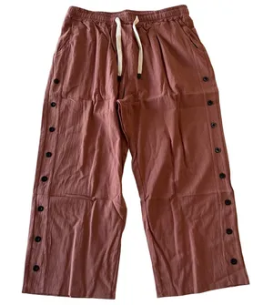 Women's Pull On Drawstring Waist Below Knee Wide Leg Capri Size L #260664 thumbnail 1