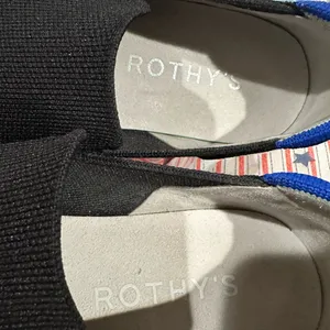 Rothy's The Original Black Slip-On Sneaker Loafer Shoe 8.5 thumbnail 8