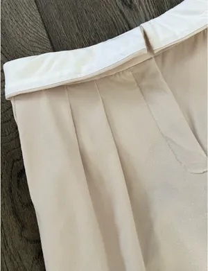 Aritzia BABATON Bureau Foldover Waist Trouser Pants thumbnail 4