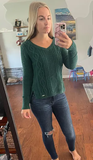 Hollister Green  Sweater thumbnail 1