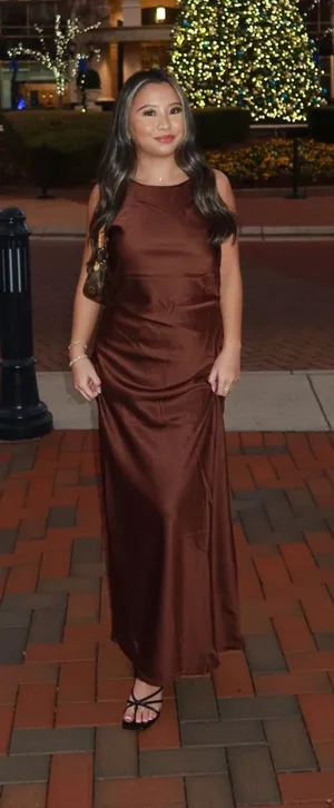 & Other Stories Brown dress thumbnail 1