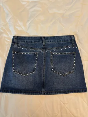 Denim Mini Skirt thumbnail 3
