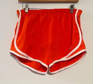 Nike Dri-FIT Tempo Running Shorts Women’s‎ Small Orange White Trim Athletic thumbnail 1