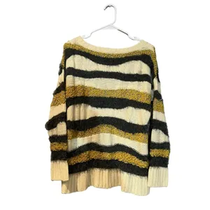 Altar'd State‎ Sweater Womens Small Striped Chunky Knit Pullover Crewneck thumbnail 4