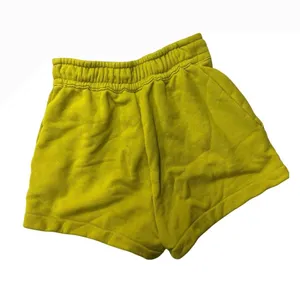 Nike Sportswear XS Chill Terry Snap Waist French Shorts High Rise‎ Volt Green thumbnail 5