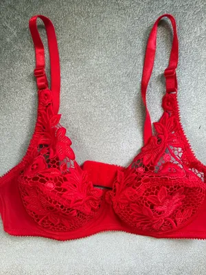 Red Lace Underwire Bra - Women Intimates & Sleepwear34/75 thumbnail 1