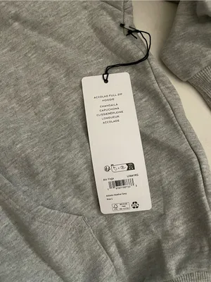 ALO Yoga NWT Accolade Full Zip Hoodie Athletic Heather Grey Relaxed Fit Size L thumbnail 6