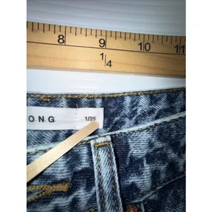 Vintage S.O.N.G. Denim Shorts women 1/25 Wide Leg Skater Grunge Denim 90s‎ thumbnail 5