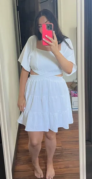 White Dress Size L thumbnail 2
