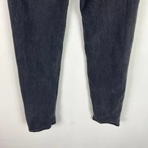 Stretch Mom Jean Black Wash Size 2 EUC T2788 thumbnail 8