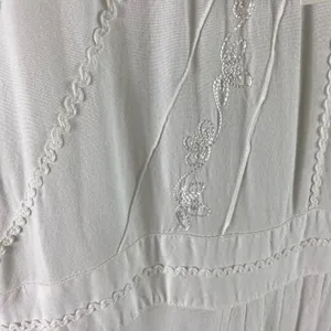 Coline NWT White‎ Sleeveless Dress Embroidery Large thumbnail 7