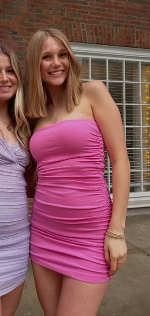 Pink ZARA Strapless Dress thumbnail 1