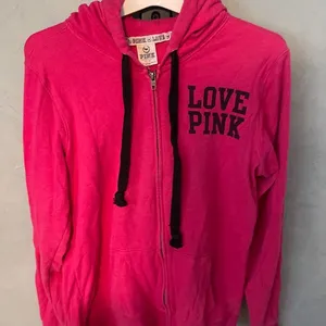 Victoria's Secret Pink Hoodie - Pink and Black thumbnail 1