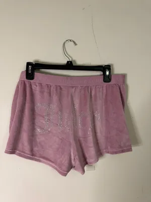 Juicy Couture Plush Velvet Lounge Shorts - Dusty Rose thumbnail 3