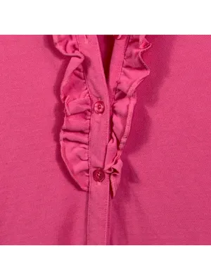 Lilly Pulitzer Pink Ruffle Front Sleeveless Pima Cotton Dress Women’s Small thumbnail 5