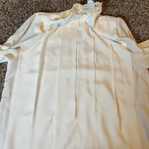 La‎ Chine Classic by Salinda Wang Vintage White Lace Collar Blouse Size 6 thumbnail 6