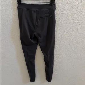Lululemon Black Shine Elastic Waist Slim Leg Trouser Pants Size 4 thumbnail 6