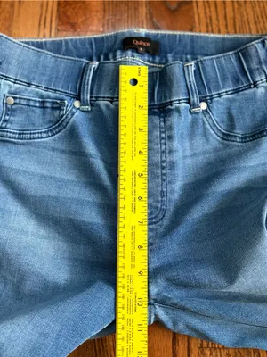 Quince Nina Stretch Pull-On Kick Flare Jeans – Laguna Blue – Size Small thumbnail 12