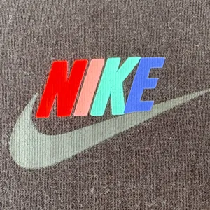 Nike Women's Black Mini Dress with Multicolor Logo thumbnail 5