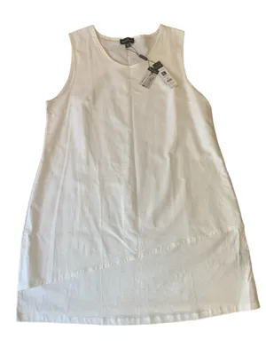 Charlie Paige NWT Dress Large White Sleeveless thumbnail 1