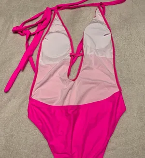 Amazon Swimwear - Hot Pink One Piece Swimsuit ✨ New without Tags ✨ thumbnail 3