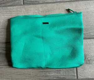 triangl swimwear Teal Green Zip Cosmetic Pouch thumbnail 1