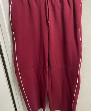 Yogalicious Sweatpants Women's Small Red Cloud Plush Finish Wide Leg Y2K thumbnail 1