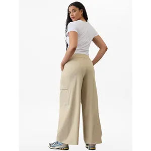 Athleta 4 Pinnacle Cargo Trouser Ecru Size 4 Regular thumbnail 6